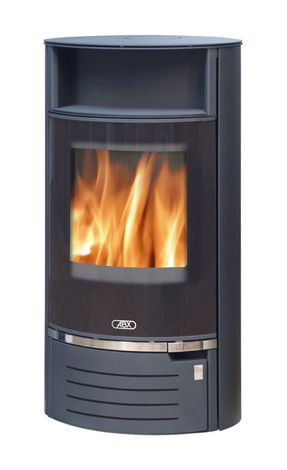 Печь-камин ABX Atlantik 7, черная сталь в Щербинке